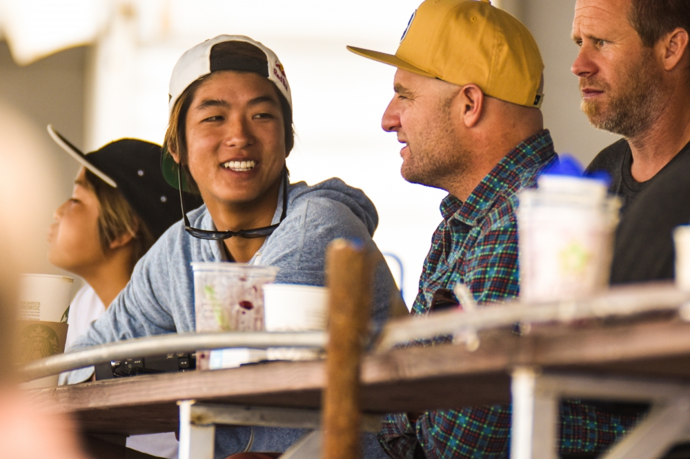 Kanoa Igarashi and Jake Paterson.&nbsp;&nbsp;&nbsp;© Brandon Means