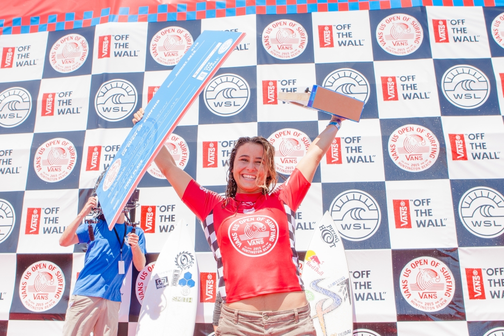Johanne Defay wins the Vans US Open of Surfing.&nbsp;&nbsp;&nbsp;© Michael Lallande