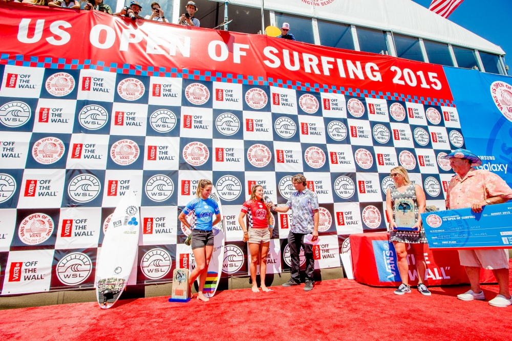 Finalists Sally Fitzgibbons and Johanne Defay.&nbsp;&nbsp;&nbsp;© Michael Lallande